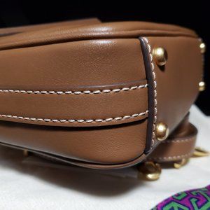 Tory Burch T Monogram Leather Camera Bag